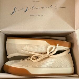 Rothy's Cream and Tan Women's Sneakers